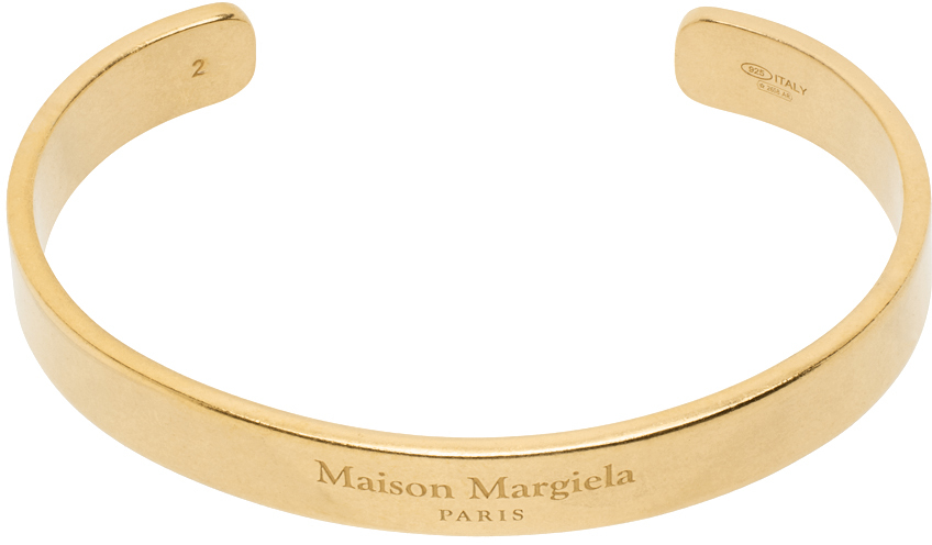 Gold Logo Cuff Bracelet