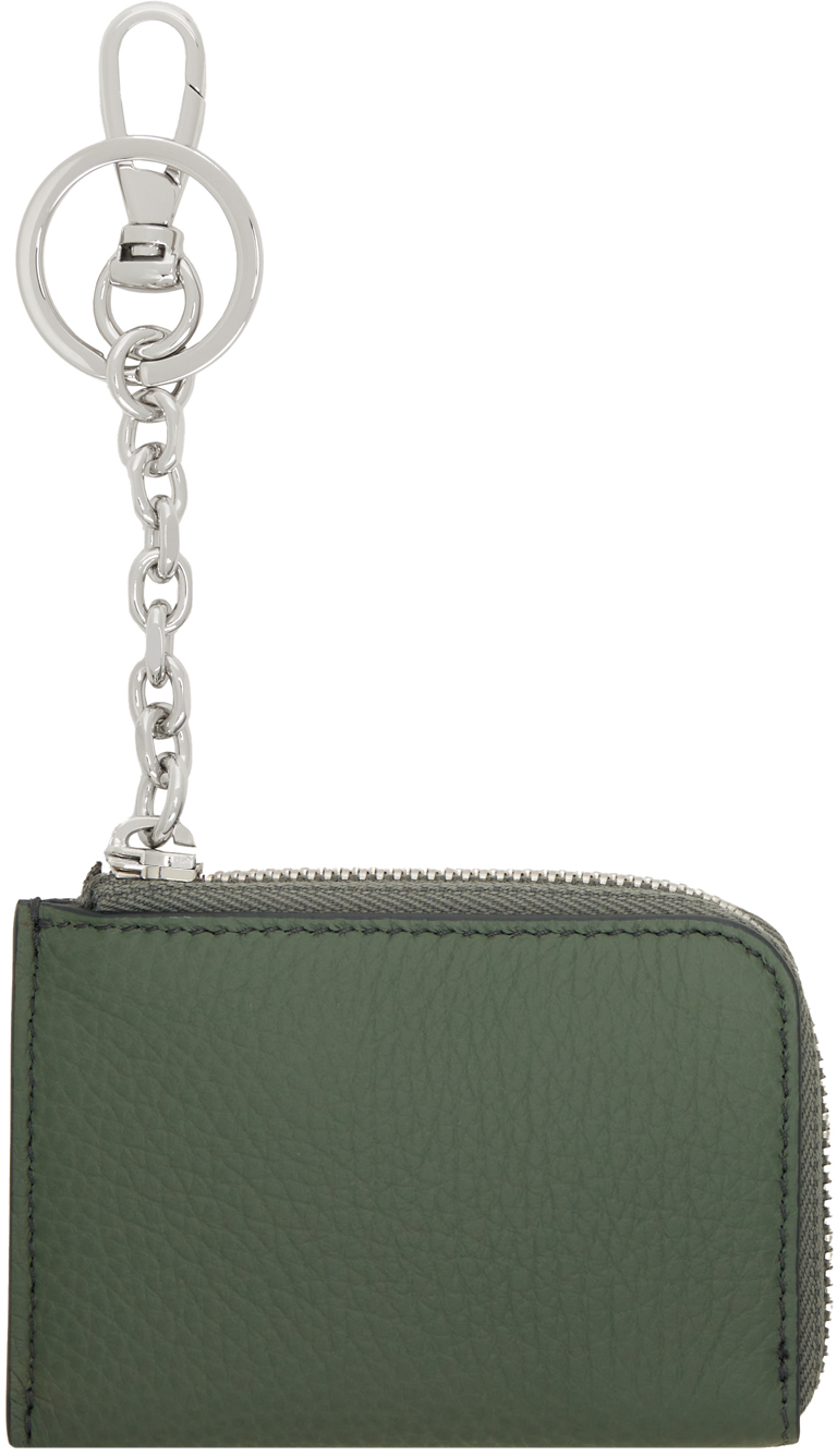 Green Keyring Wallet by Maison Margiela on Sale