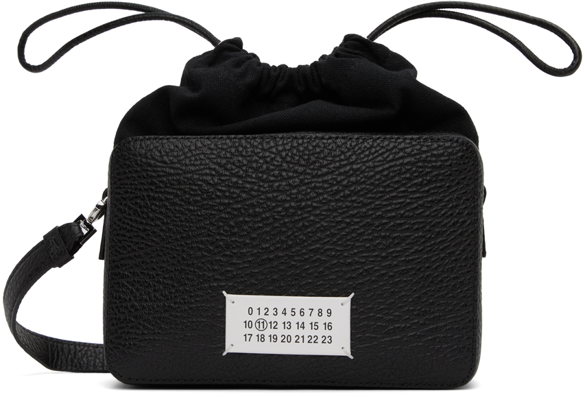 Black Logo Crossbody Bag