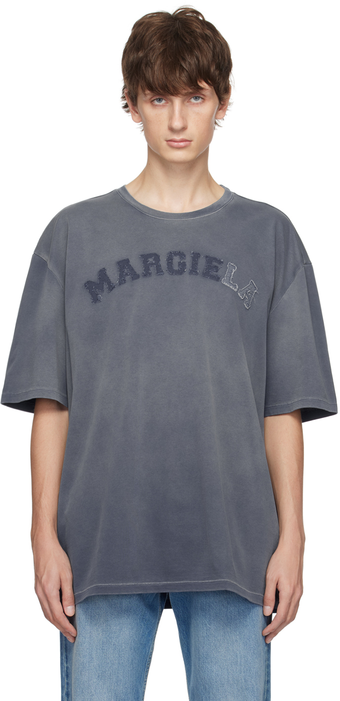 Maison Margiela Blue Faded T-Shirt