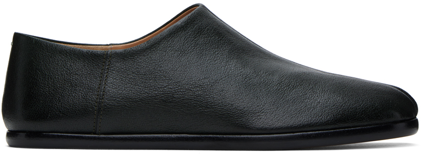 MAISON MARGIELA GREEN TABI BABOUCHES LOAFERS
