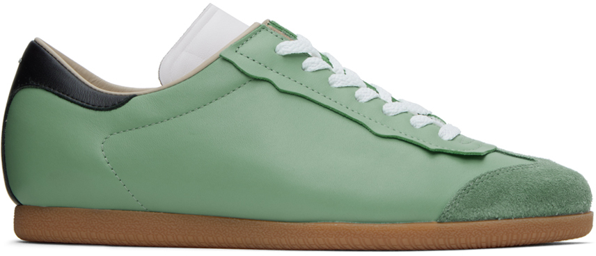 Maison Margiela Green Featherlight Sneakers In T7083 Vert D'eau