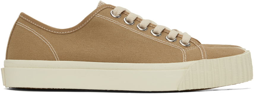 Maison Margiela Tan Tabi Trainers In T2213 Biscuit