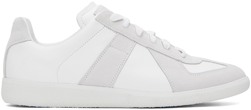 White Replica Sneakers by Maison Margiela on Sale