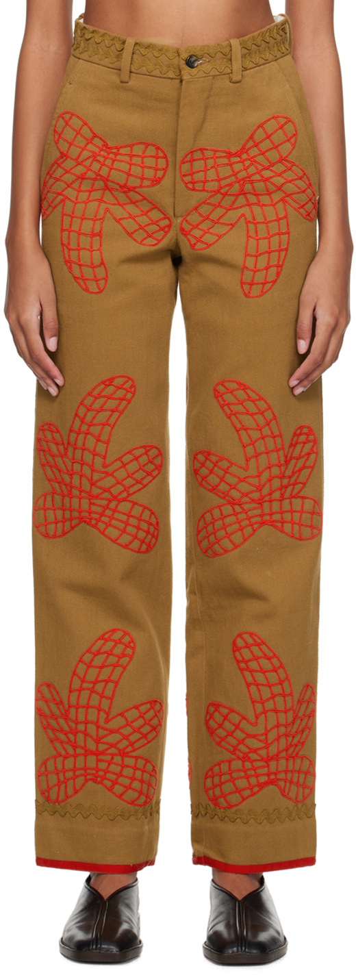 Brown Field Maple Trousers