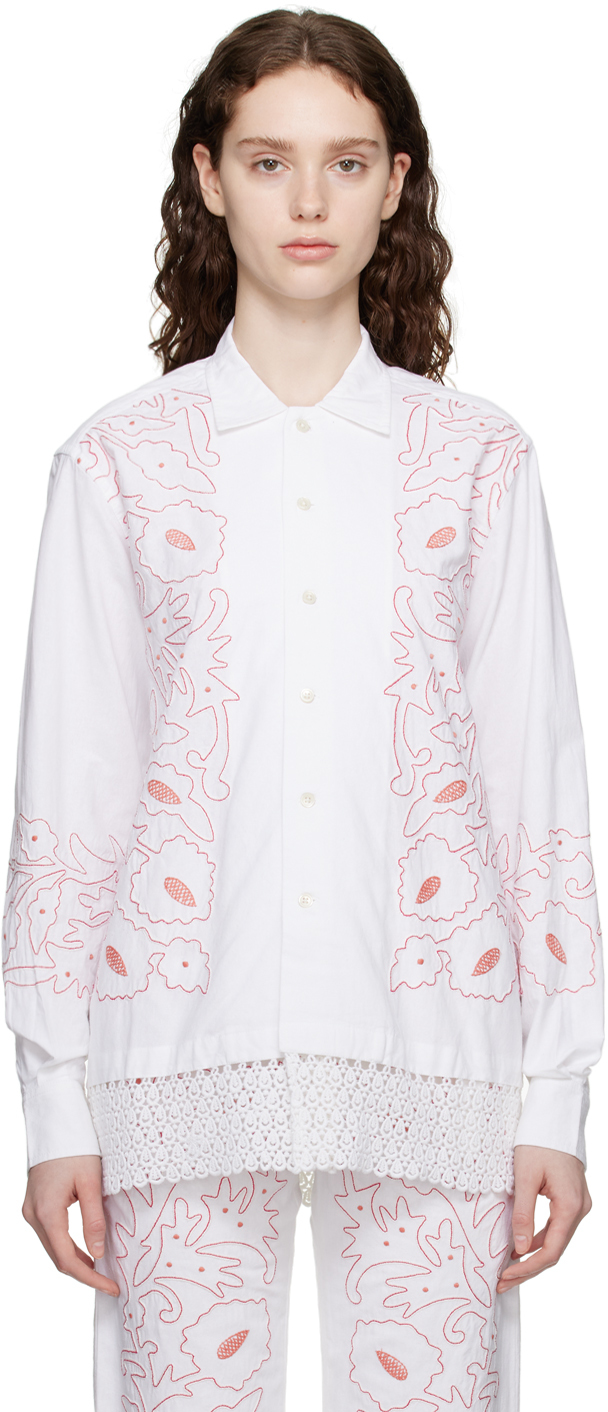 Chemise Homme Pop Icon Design Graphique Brodé - Taille L Noire - Occasion Très Bon état