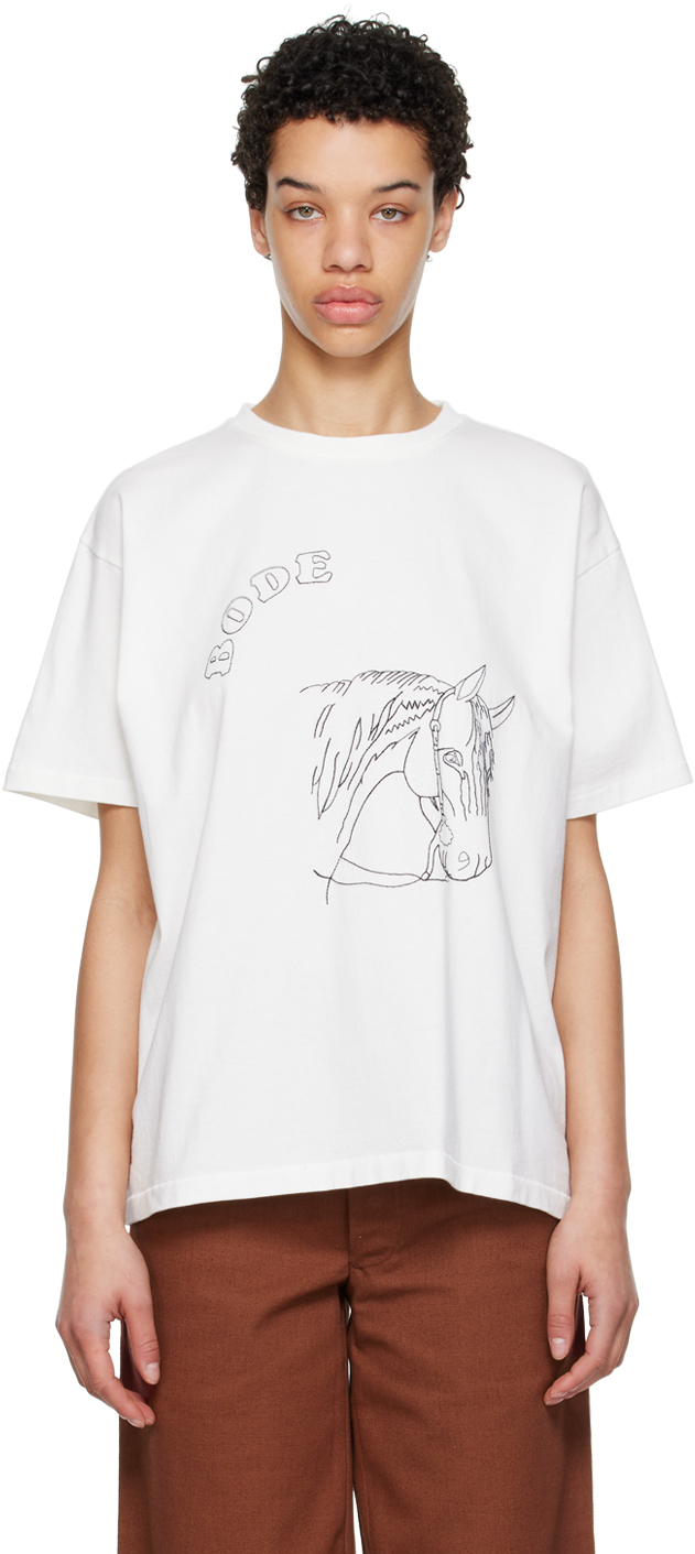 美品】BODE pony Tシャツ 刺繍 - Tシャツ/カットソー(半袖/袖なし)