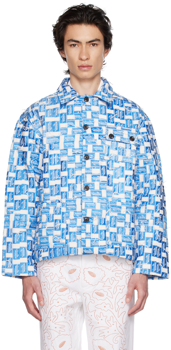 BODE check-print shirt jacket | Smart Closet