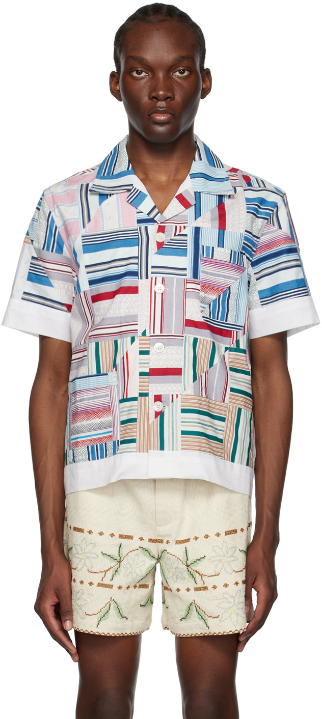 Bode Multicolor Patchwork Shirt In Multi Multi