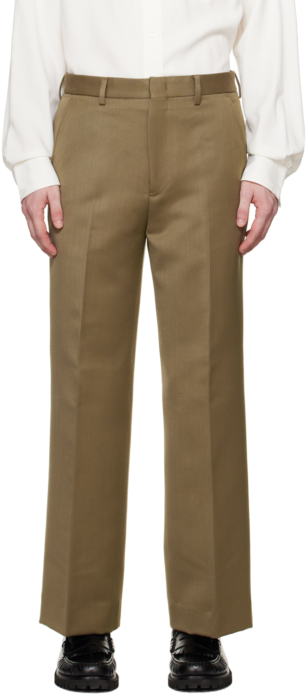 Gant Brown Four-pocket Trousers In 261-desert Brown