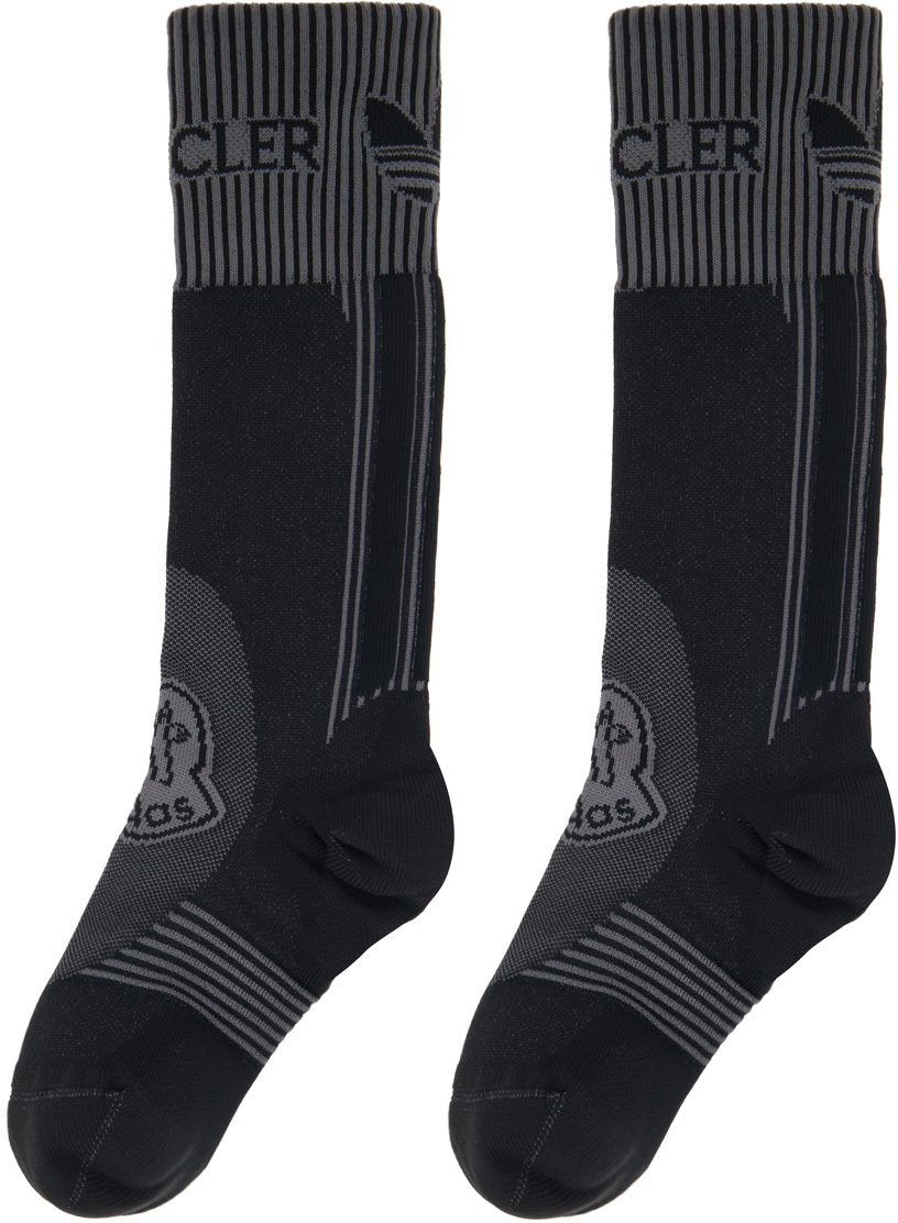 Moncler Genius Moncler x adidas Originals Black Socks | Smart Closet