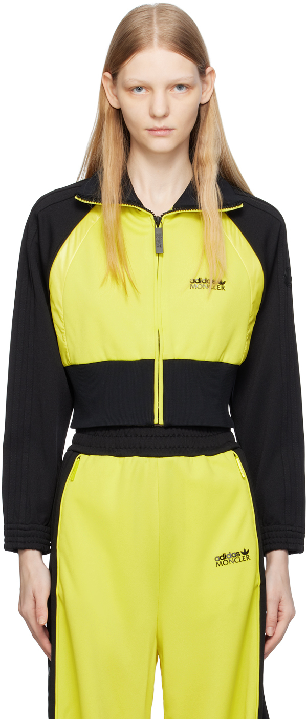 Shop Moncler Genius Moncler X Adidas Originals Yellow Jacket In F91 Yellow