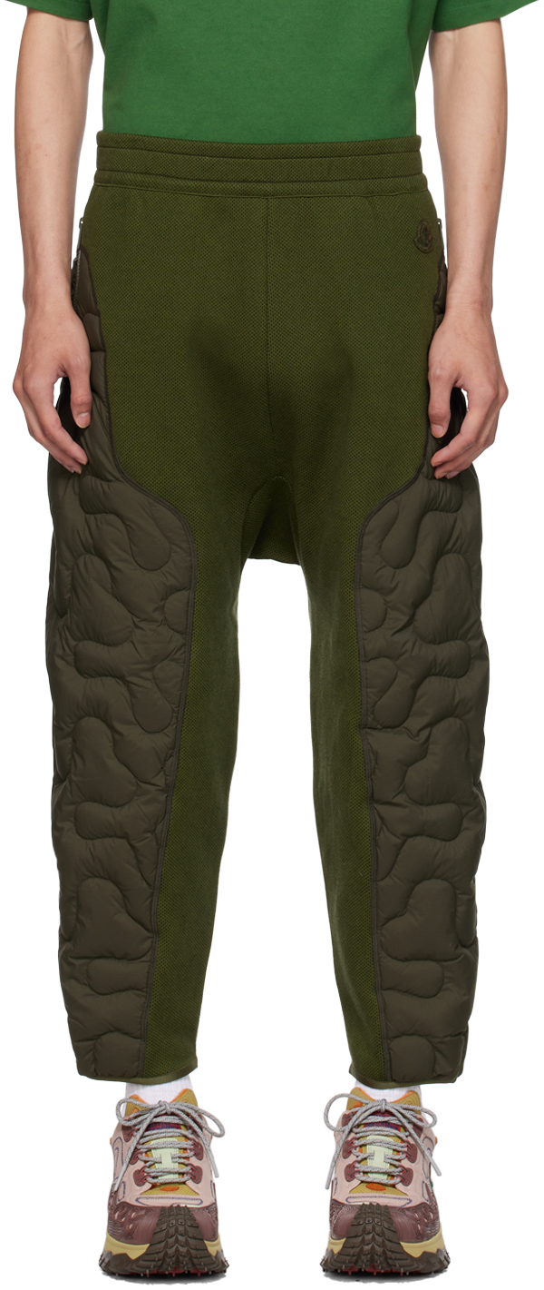 Moncler x Salehe Bembury Green Down Trousers
