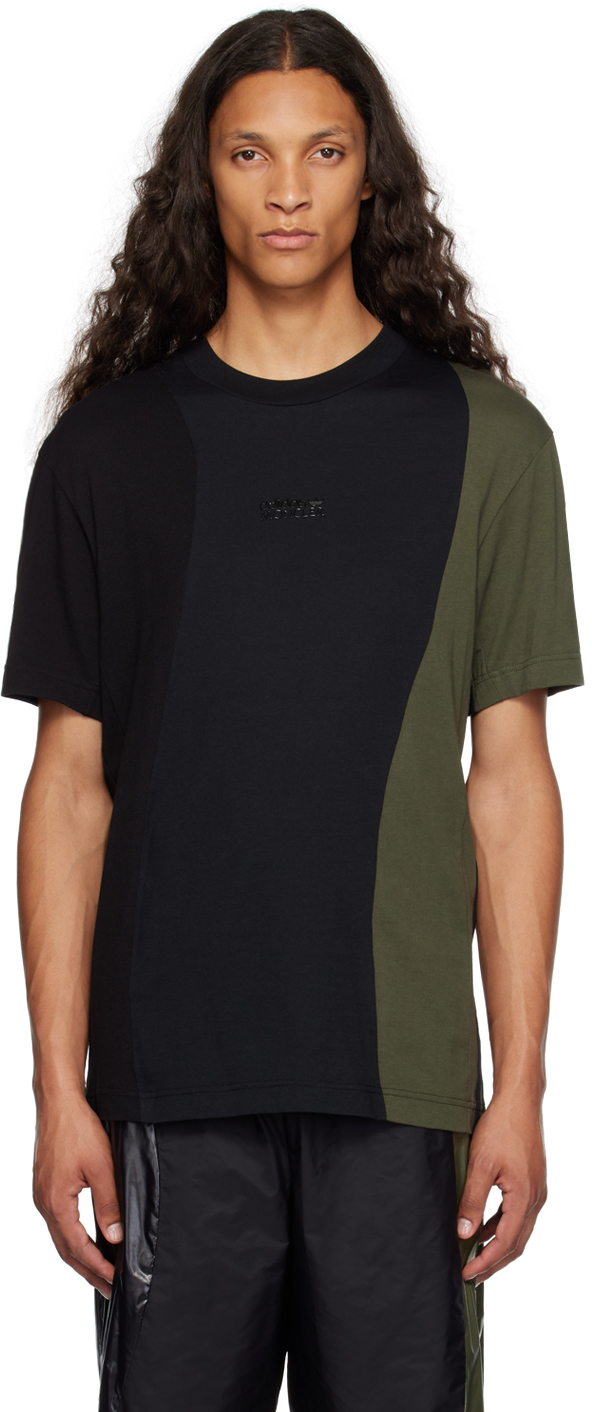 Moncler x adidas Originals Black & Green T-Shirt