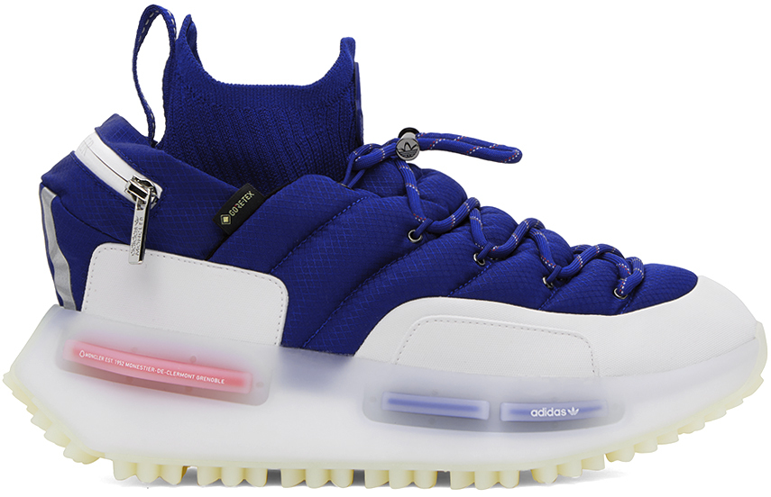 Moncler Genius X Adidas Originals Nmd Runner Sneakers In Blue