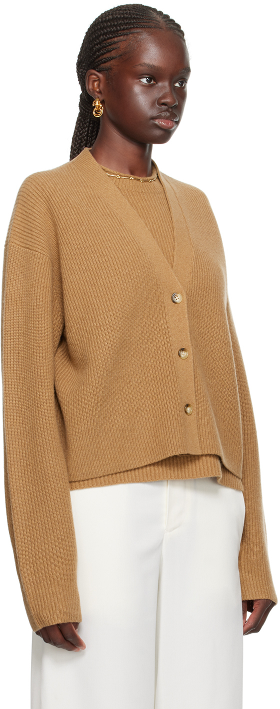 Guest In Residence Ssense Exclusive Brown Cardigan In Almond