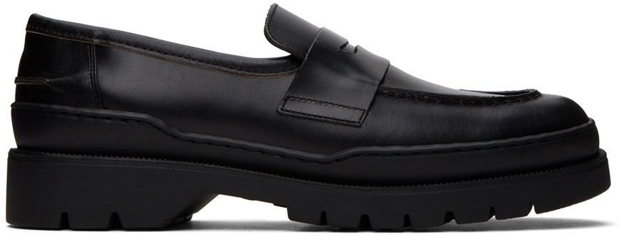 Black Accore M VGT Loafers by KLEMAN on Sale