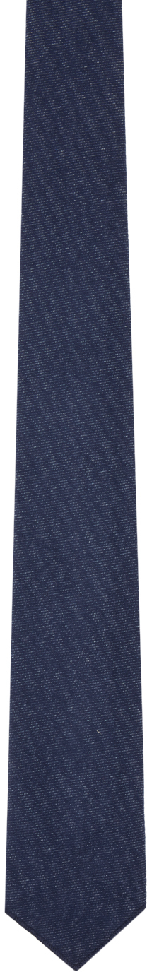Engineered Garments Indigo Flannel Tie In Sd004 Indigo Cotton