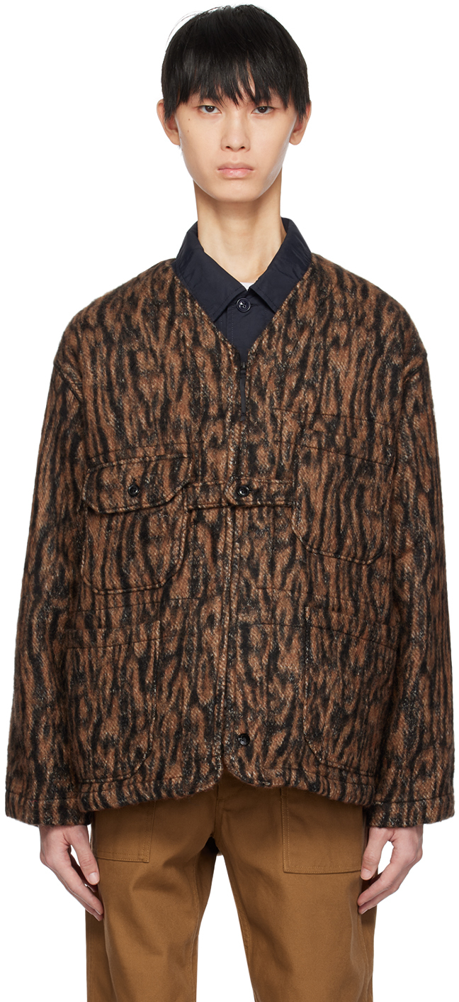 Brown Shooting Jacket by Engineered Garments on Sale