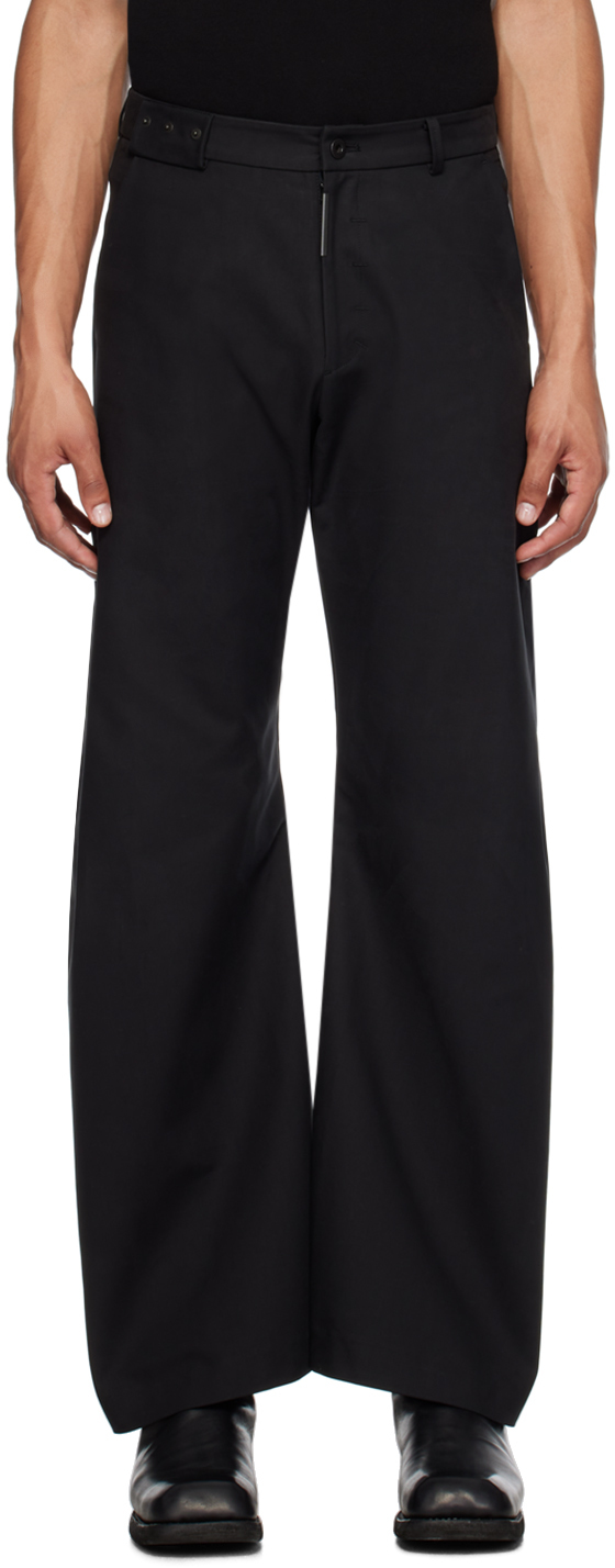 Black Architectural Trousers