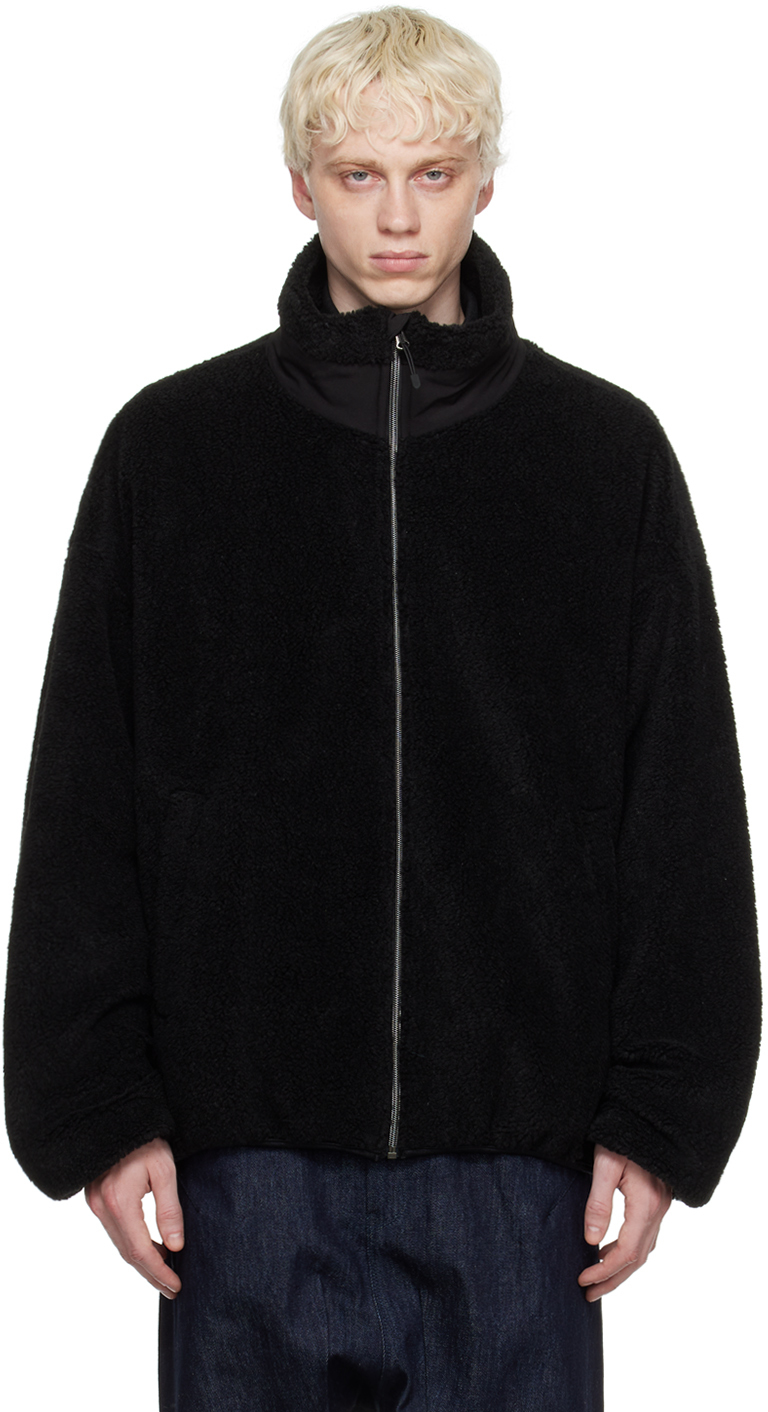 2 way boa fleece blouson-