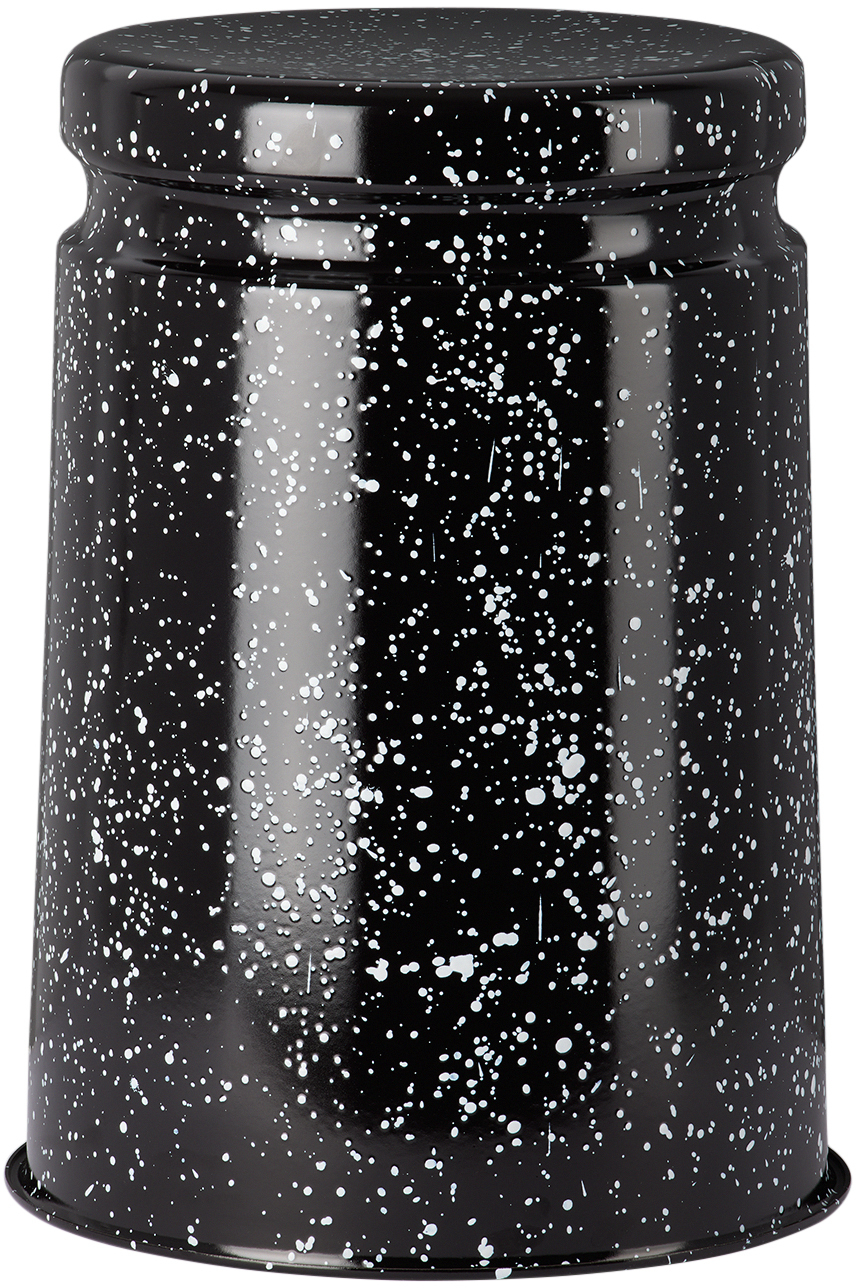 Hem Black & White Last Stool In White