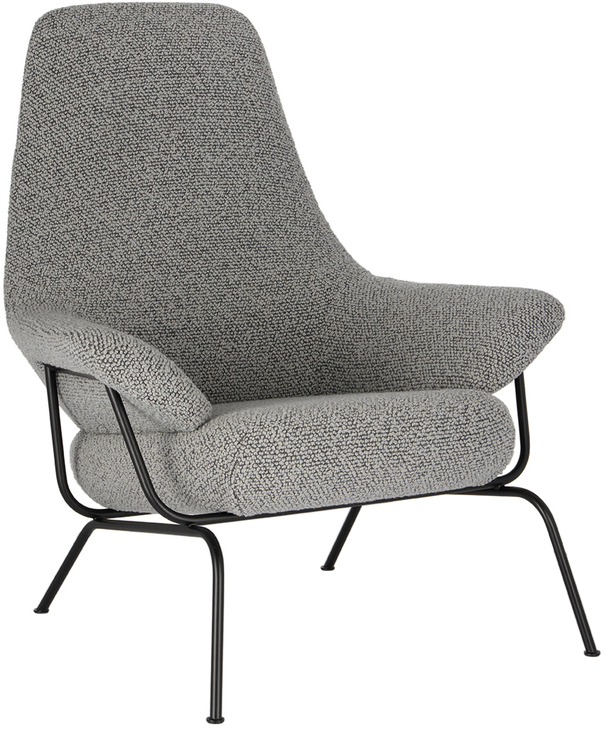 Hem Gray Hai Lounge Chair In Pebble