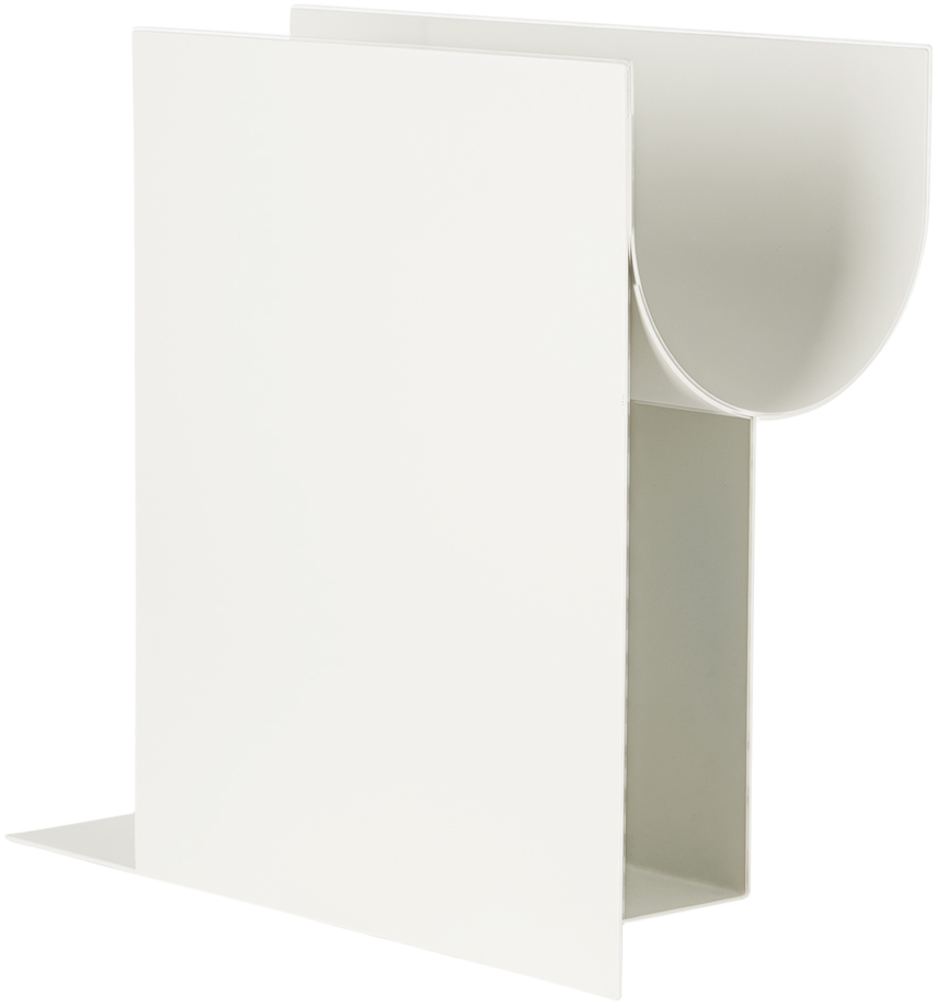 Hem Off-white Glyph Alpha Side Table In Grey White