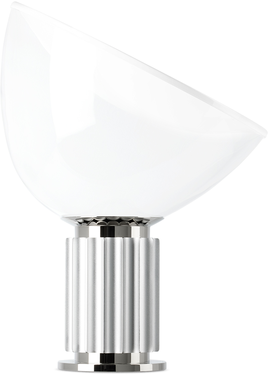 Flos Silver Small Taccia Table Lamp