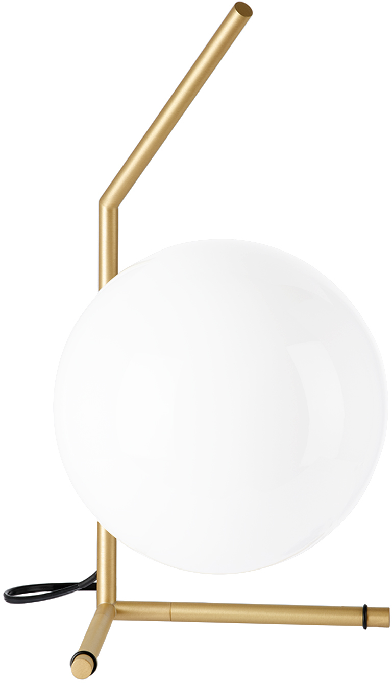 Flos Gold Ic Lights T1 Low Table Lamp In Brass