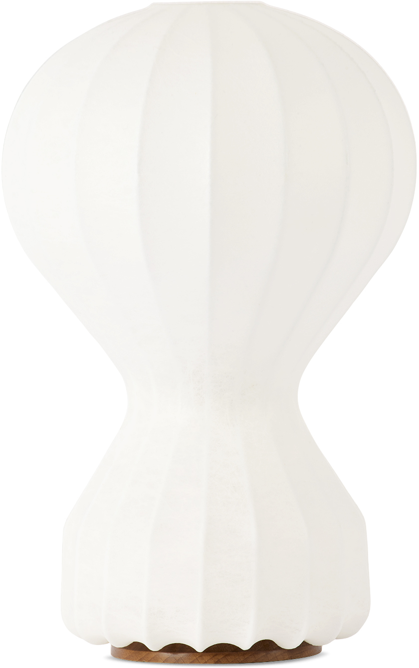 Flos White Gatto Piccolo Table Lamp In White Coccoon