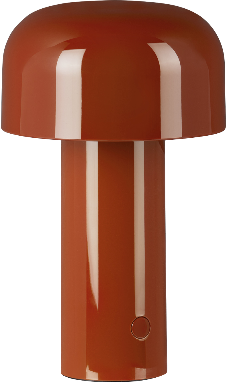 Flos Red Bellhop Portable Table Lamp In Brick Red