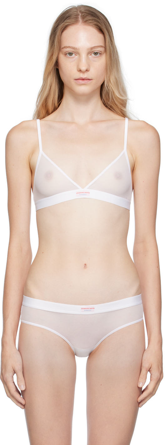 Alexander Wang Athletic Meshed Triangle Bra – Cettire