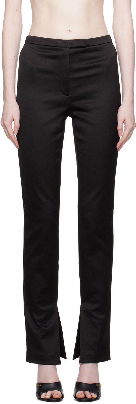 Alexander Wang Black Tailored Trousers In 001 Black