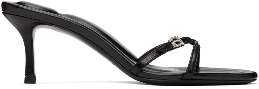 Black Lucienne 65 Heeled Sandals