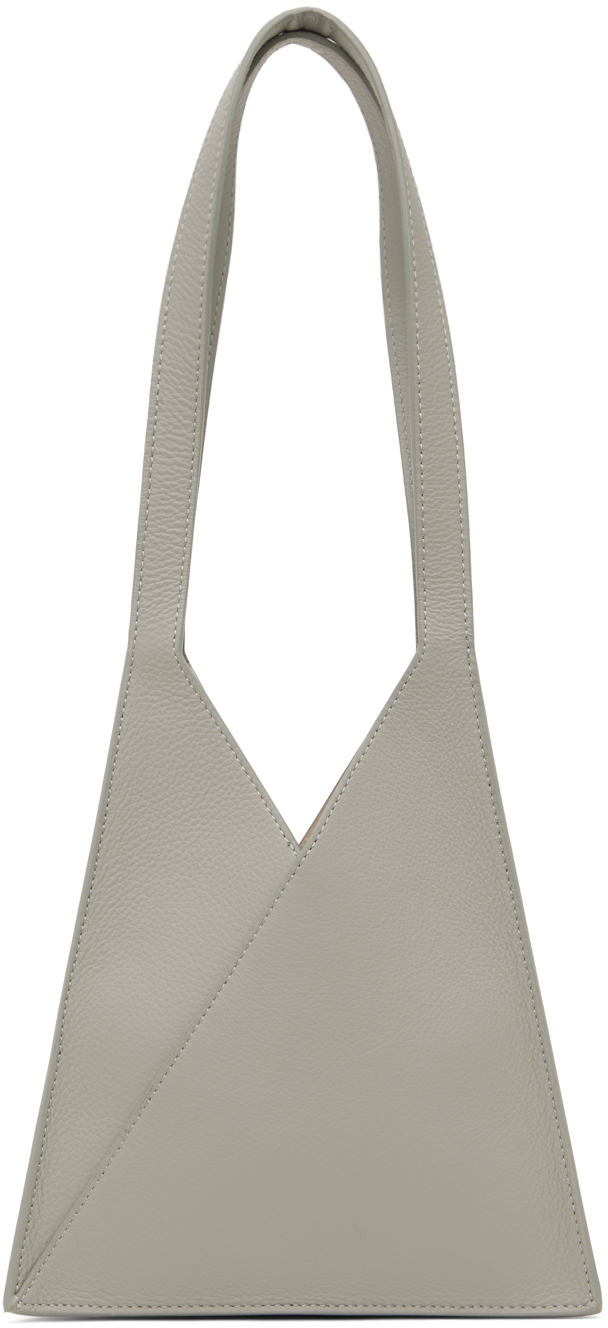 MM6 Maison Margiela: Gray Triangle 6 Bag | SSENSE