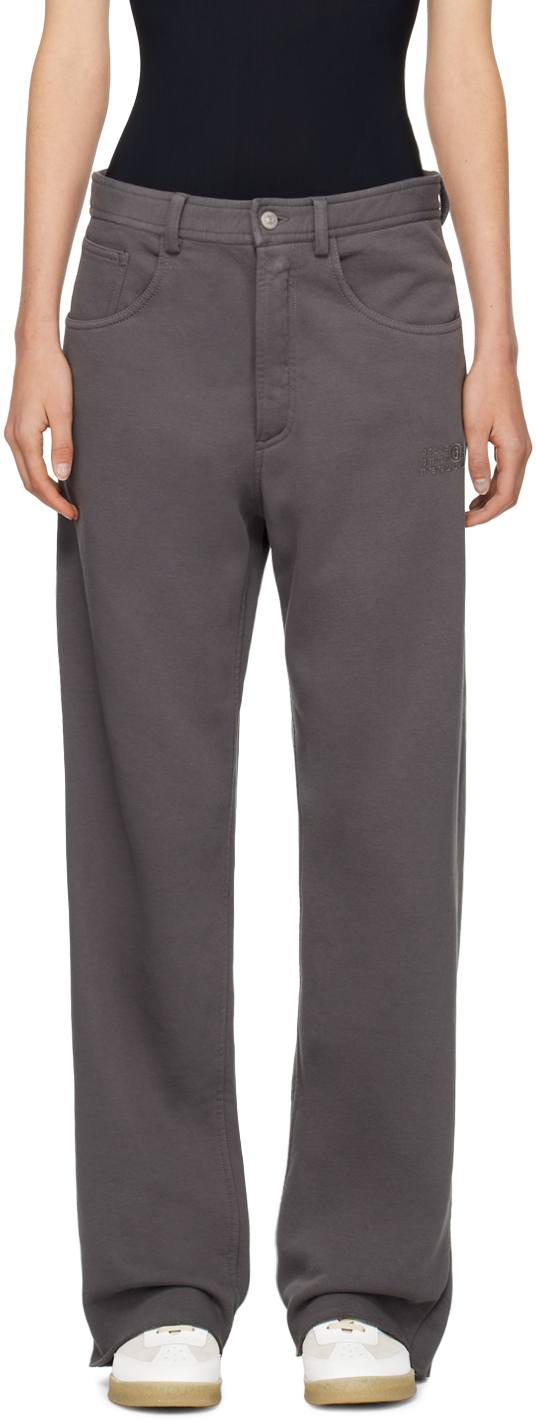 Mm6 Maison Margiela Gray 5-pocket Jeans In 860 Grey