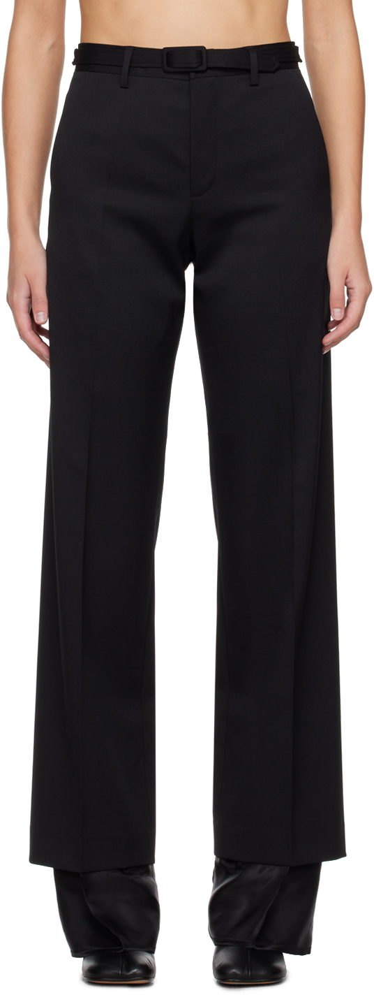 Black Layered Trousers
