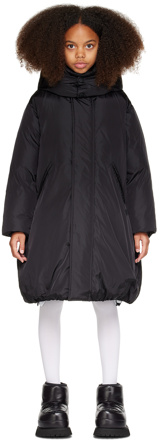 MM6 Maison Margiela Kids hooded padded coat - Black