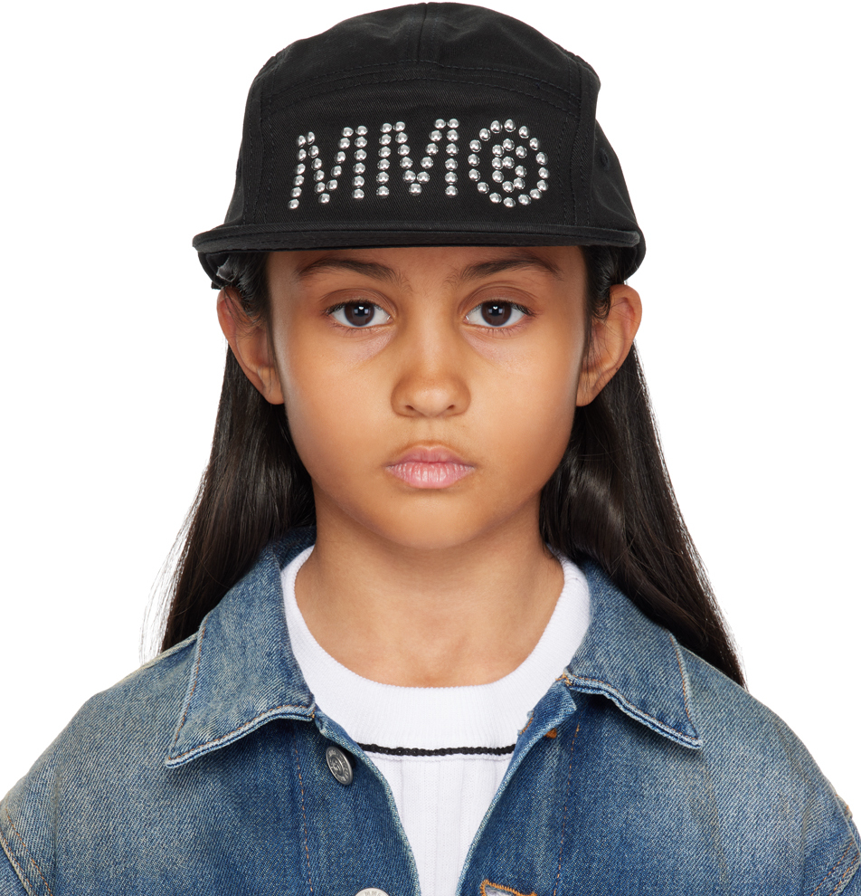 Kids Black Logo Cap