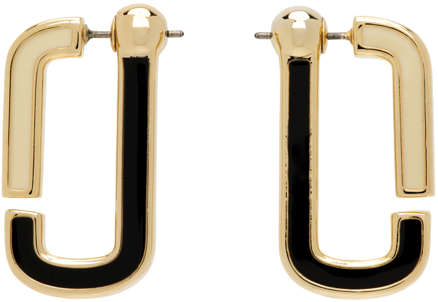 Marc Jacobs Gold 'The J Marc Hoops' Earrings