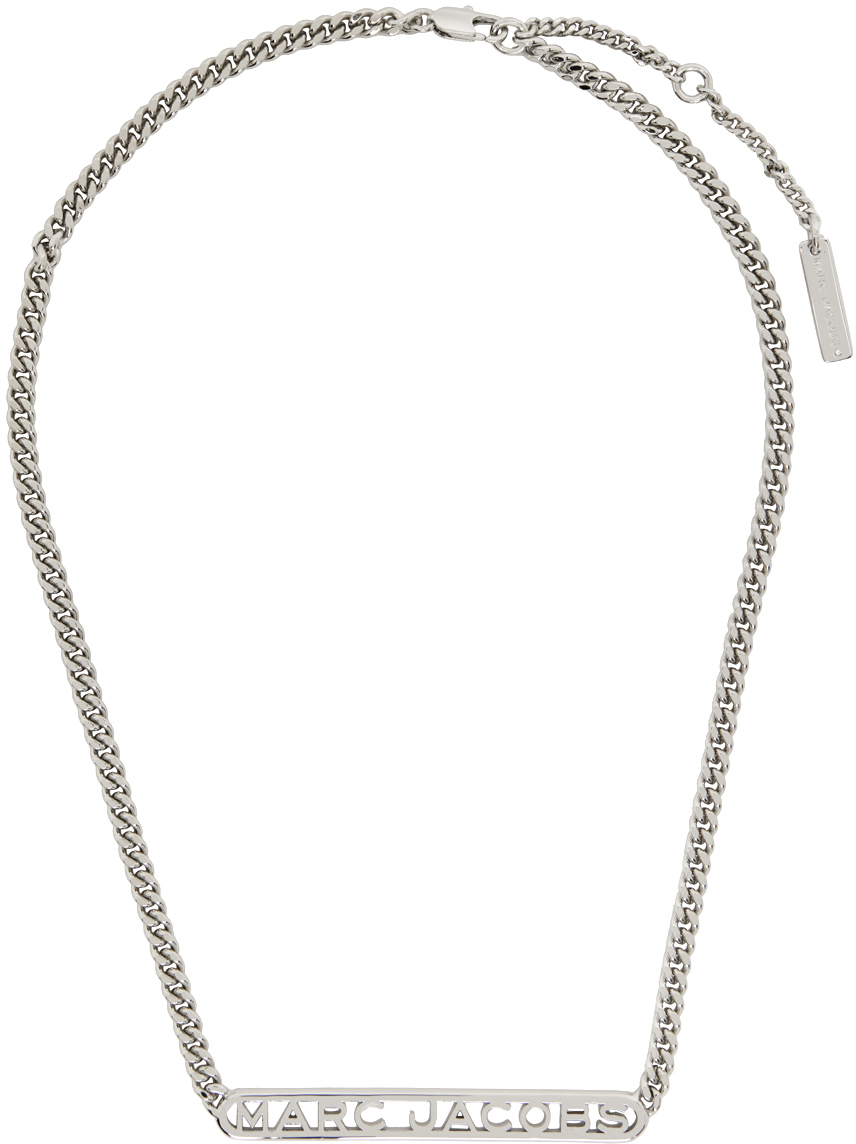 Silver 'The Monogram Chain' Necklace