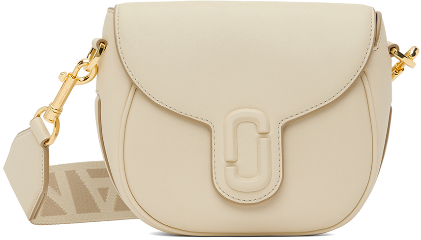 Marc Jacobs Off-White Small 'The J Marc' Saddle Bag