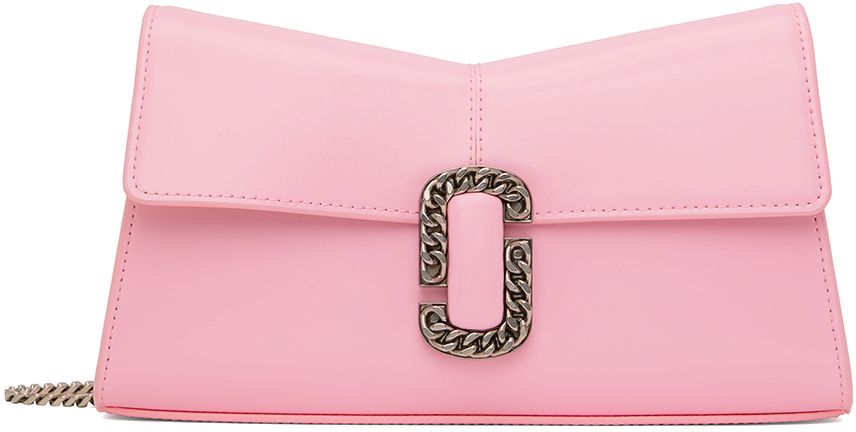 Marc Jacobs Pink 'the St. Marc' Clutch In 685 Bubblegum