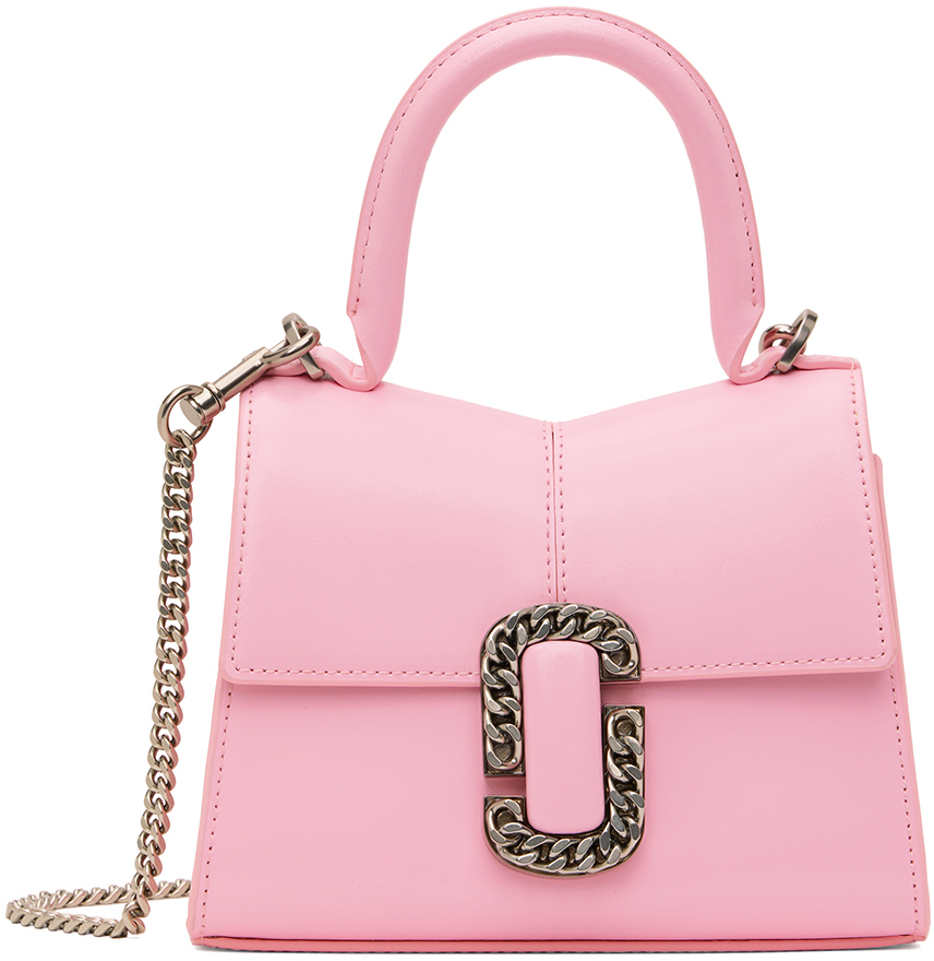 Buy Cheap Marc Jacobs Shoulder Bags - Shadow Patent Leather J Marc Womens  Pink