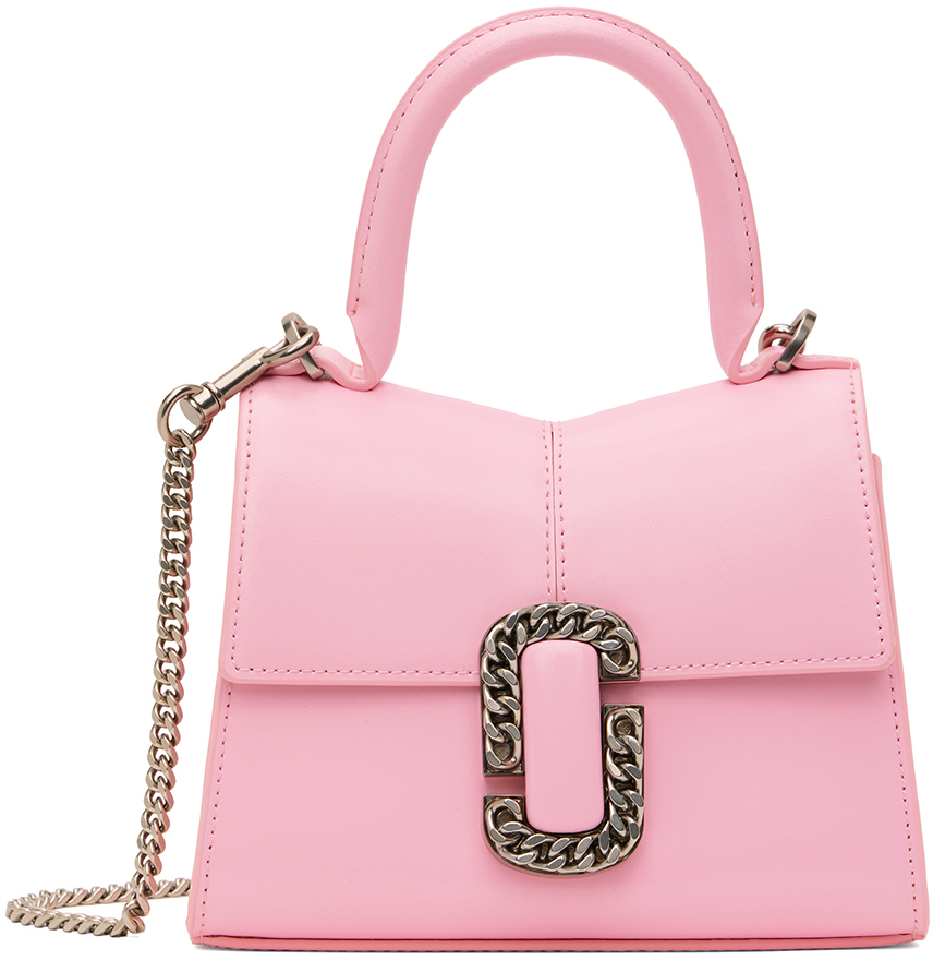 Marc Jacobs Pink Mini 'the St. Marc' Bag In 685 Bubblegum