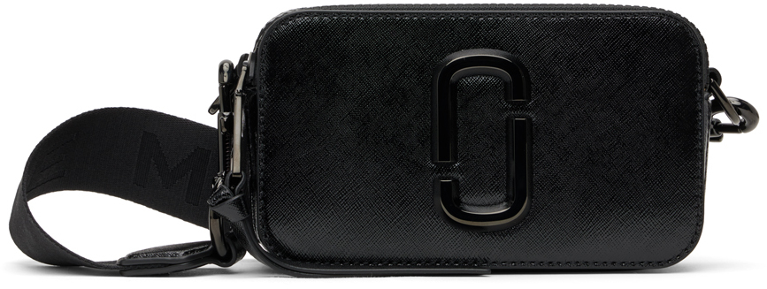 Marc Jacobs Black Leather Snapshot Bag