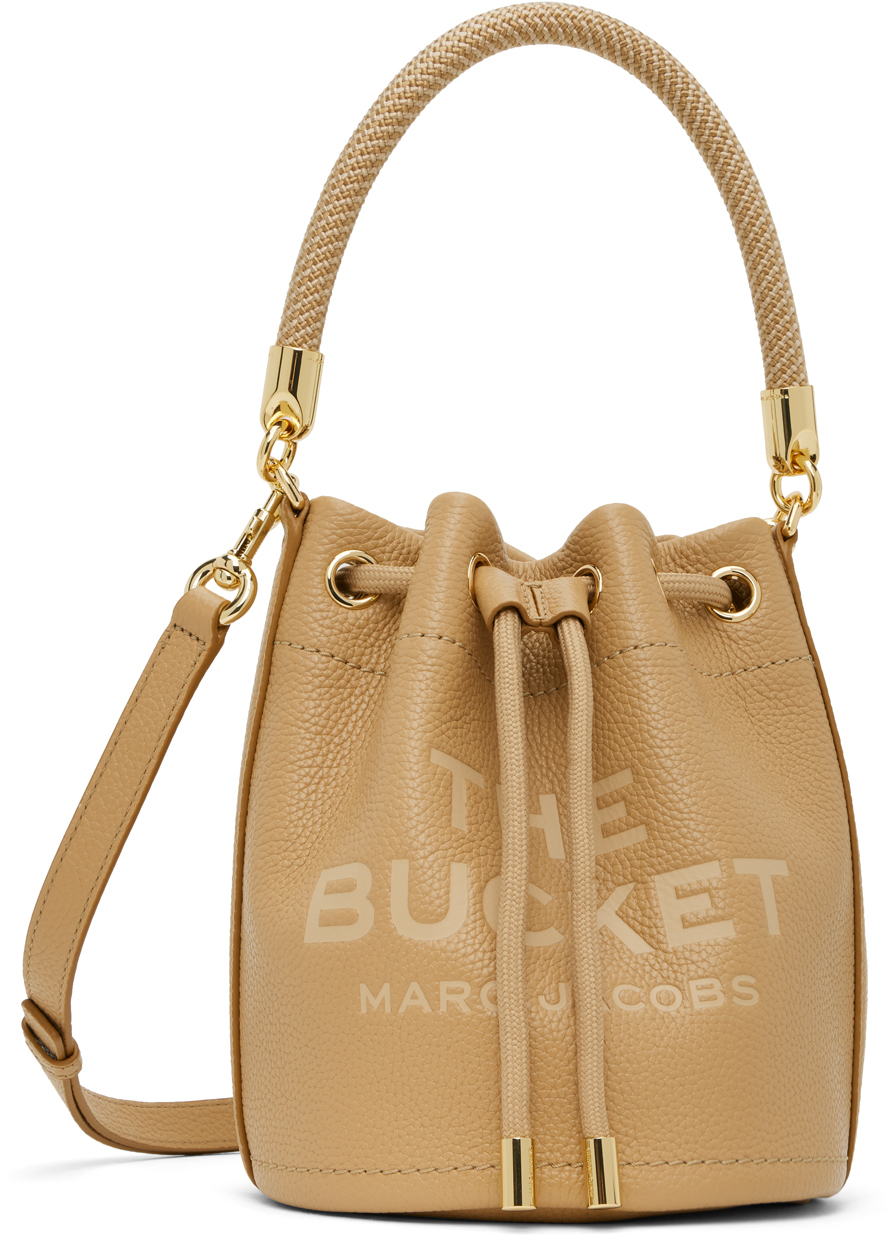 Marc Jacobs Tan 'The Leather Bucket' Bag