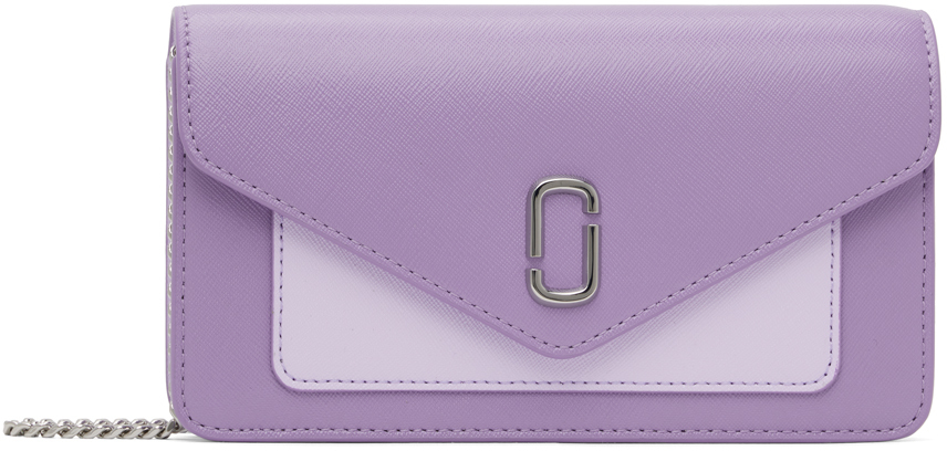 Marc Jacobs Purple Hardware Shoulder Bag In 540 Lavender Multi