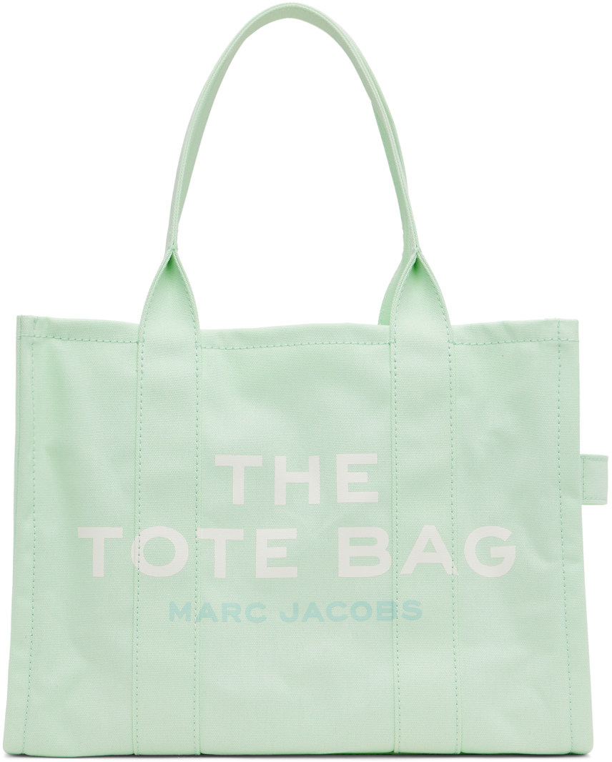 Marc Jacobs Blue Large 'the Tote Bag' Tote In 441 Seafoam